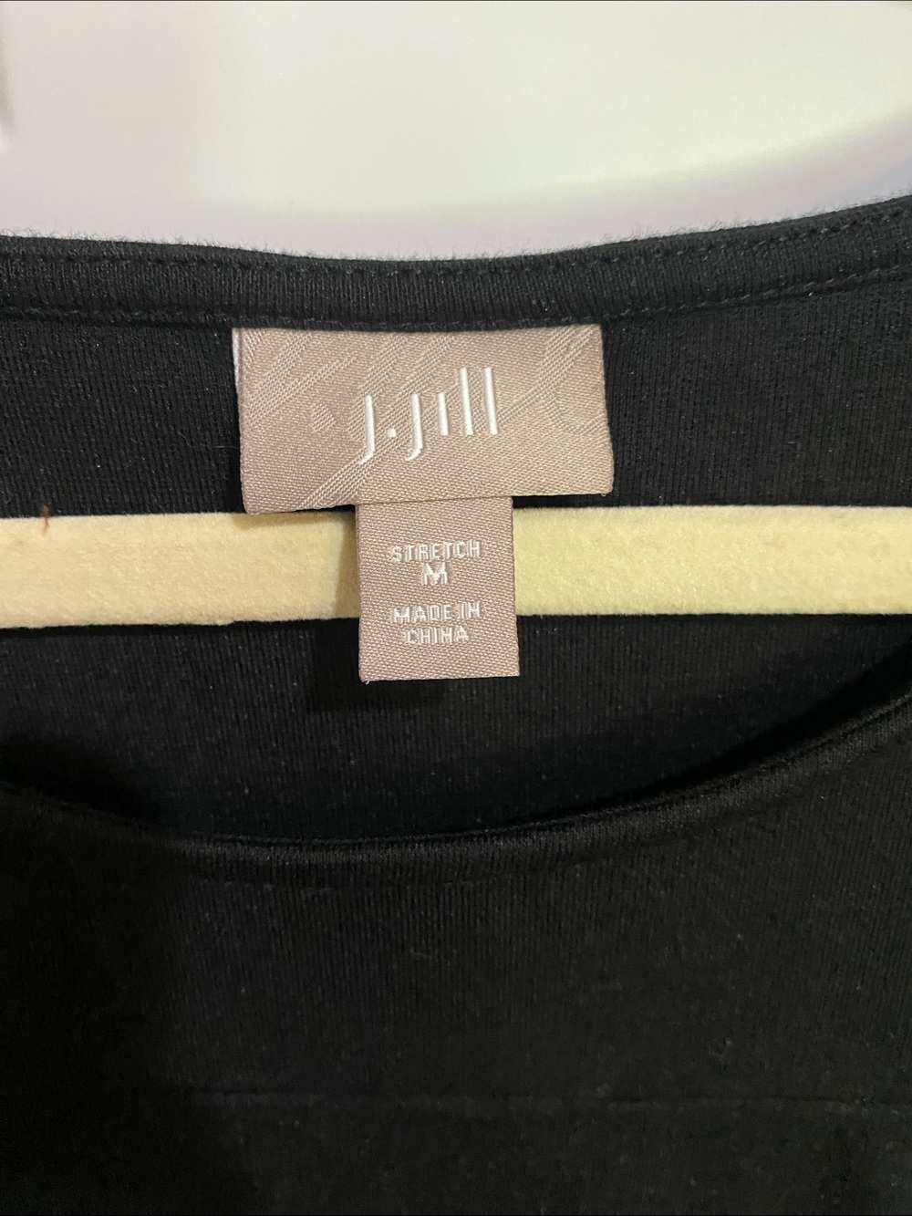 J. Jill Black Midi Shift Dress - Picture 2 of 9